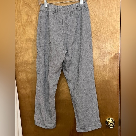 Dash Pinstripe Linen Blend Pants S - Picture 2 of 5